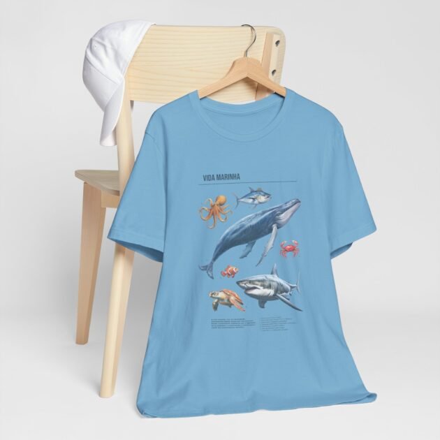 Marine Life Unisex T-Shirt - Ocean-Inspired Graphic Tee