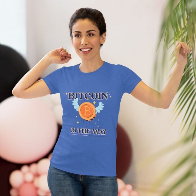 Bitcoin Women's T-Shirt - Stylish Triblend Crypto Tee