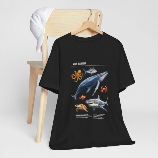 Marine Life Unisex T-Shirt - Ocean-Inspired Graphic Tee
