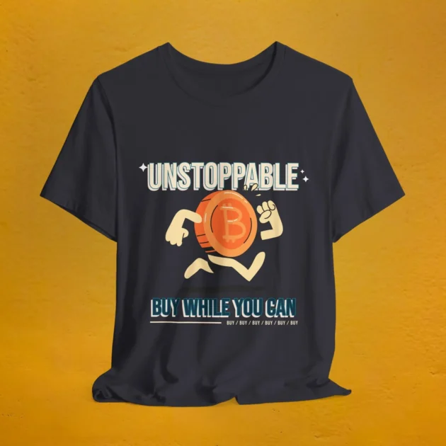Unstoppable Bitcoin T-Shirt - Crypto Enthusiast Unisex Tee