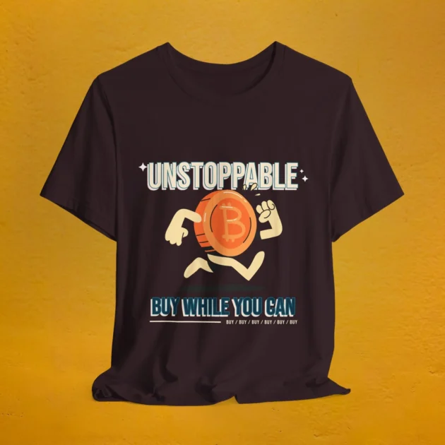Unstoppable Bitcoin T-Shirt - Crypto Enthusiast Unisex Tee